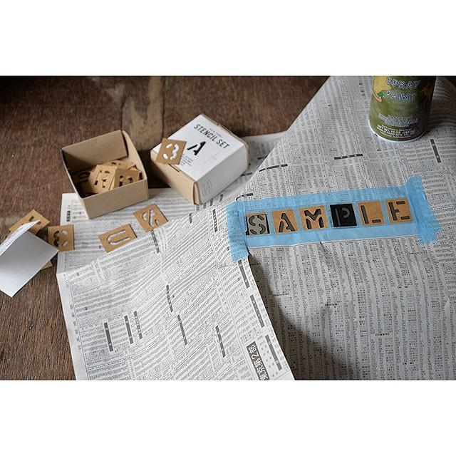 アメリカン レトロ P.F.S.オリジナル オイルボード ステンシルシート