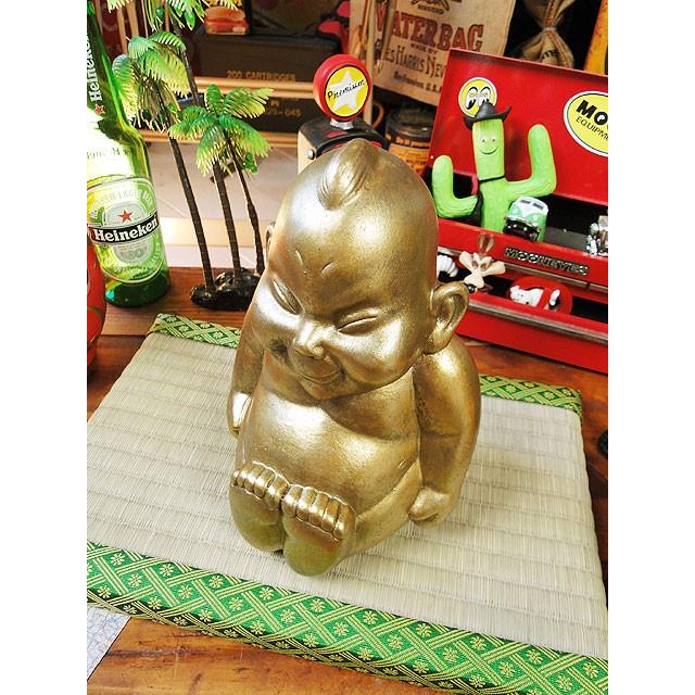 大阪名物ビリケンさんの縁起のええ置物 （Mサイズ） ※ミニ畳は別売です