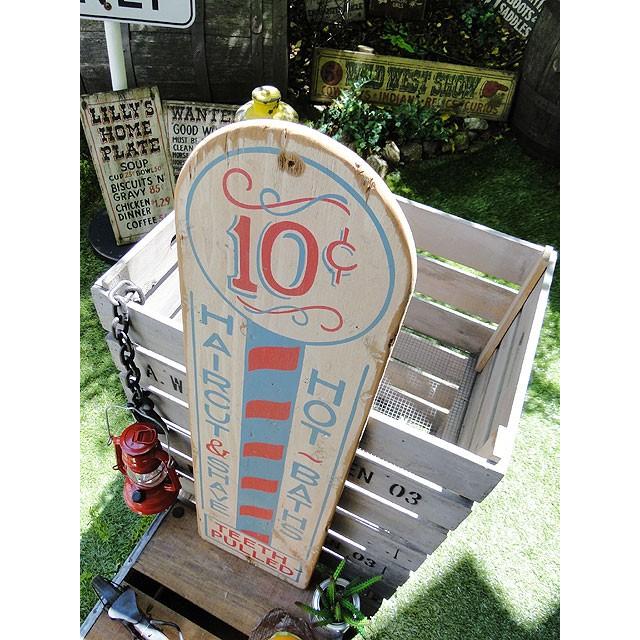 バーバーサインポール 木製看板 アメリカ雑貨 アメリカン雑貨 爆買
