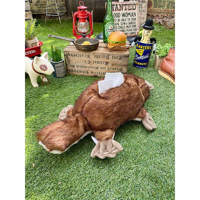 カモノハシ ティッシュケース □ アメリカン雑貨 アメリカ雑貨