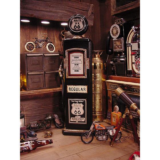 アメリカン レトロ ルート66 ガスポンプCDタワー アメリカ雑貨