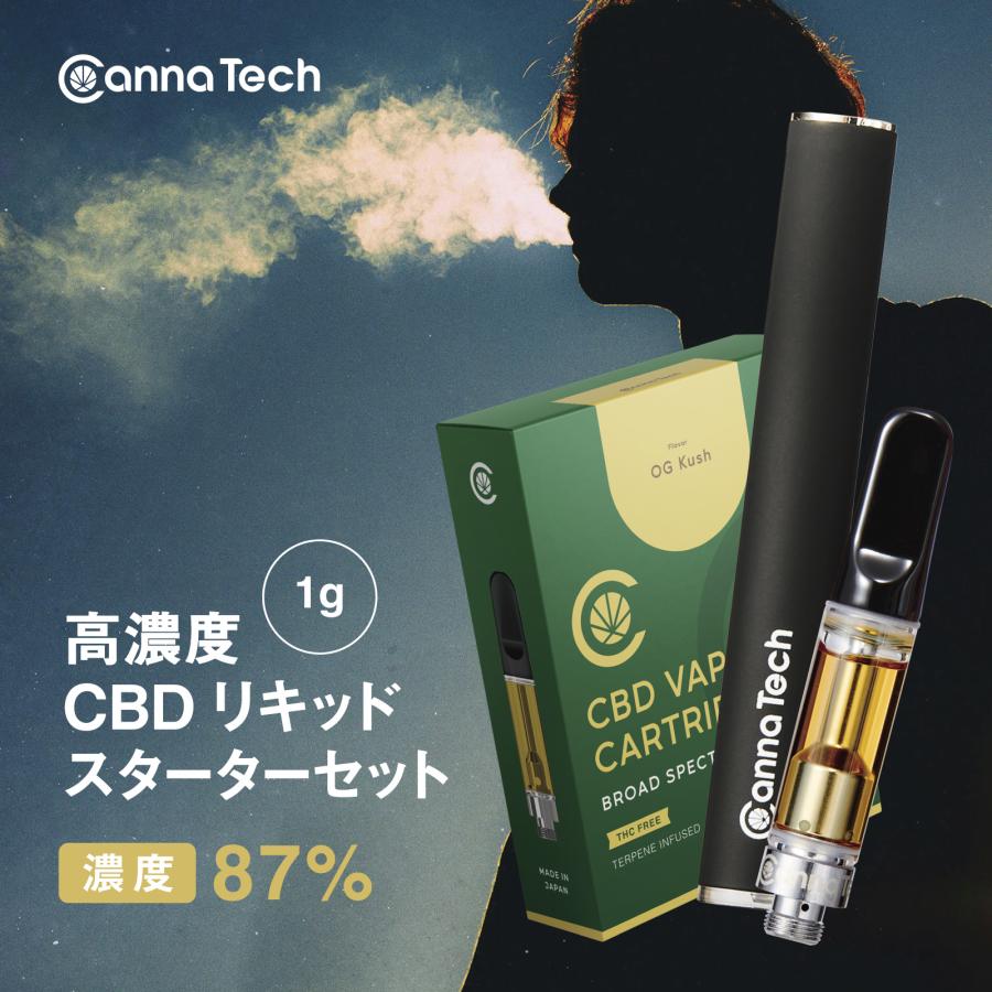 CannaTech（キャナテック） CBD リキッド 87% スターターセット ペン