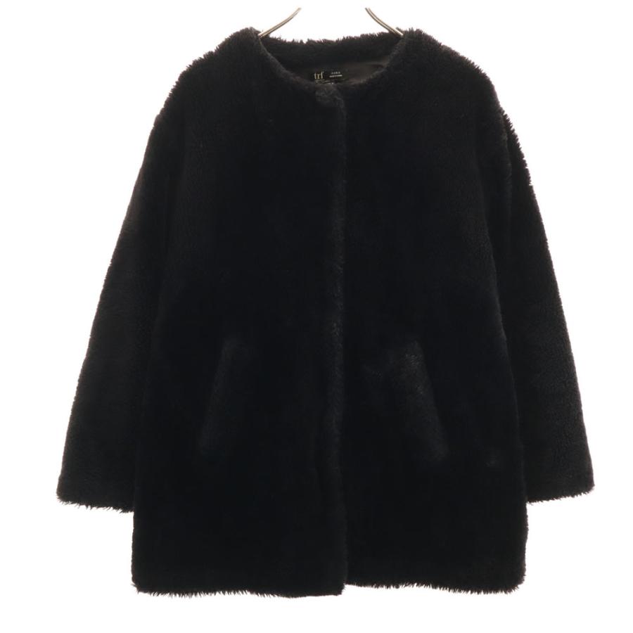 ZARA（ザラ） ボアコート M ブラック レディース 古着 中古 : CARMAK