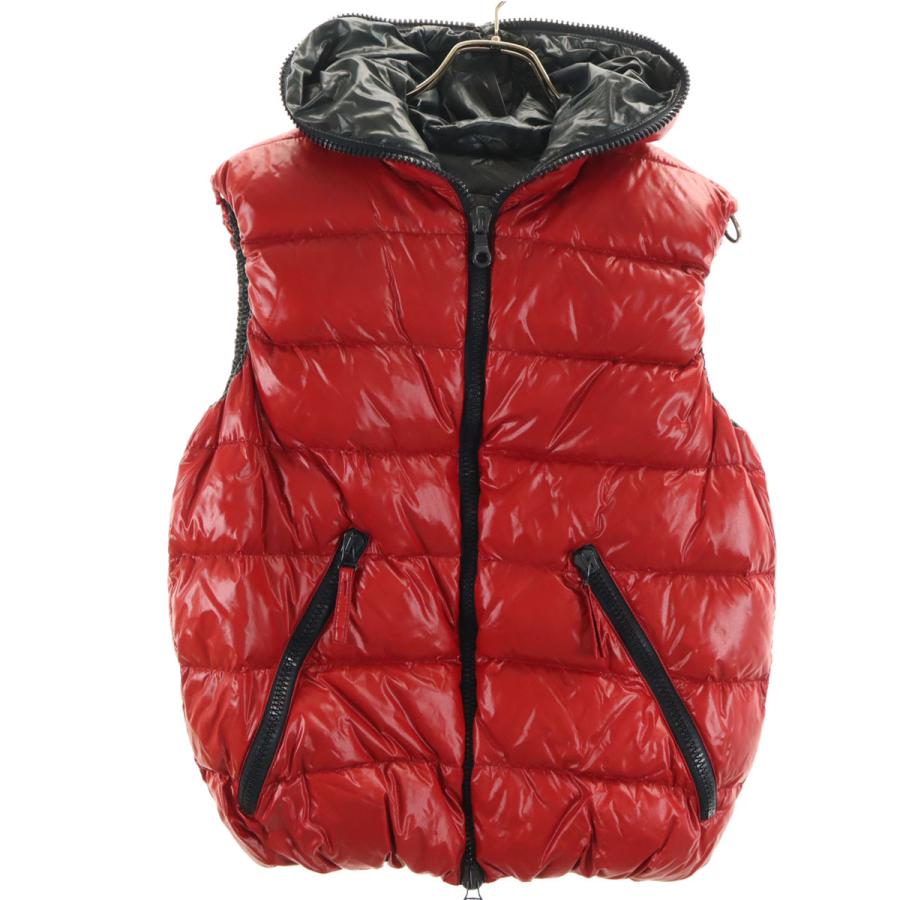 DUVETICA（デュベティカ） ダウンベスト 48 レッド メンズ 古着 中古
