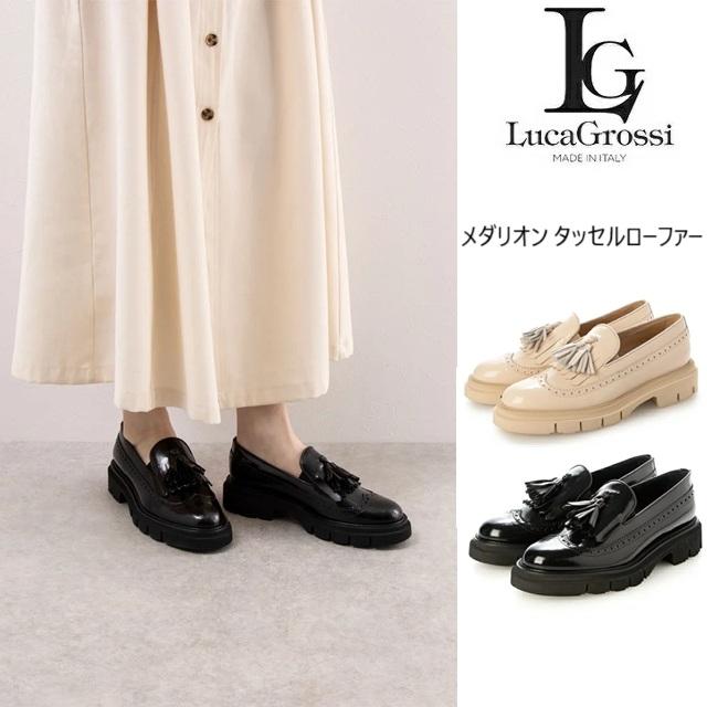 Luca Grossi ルカグロッシ レディース シューズ メダリオン タッセル