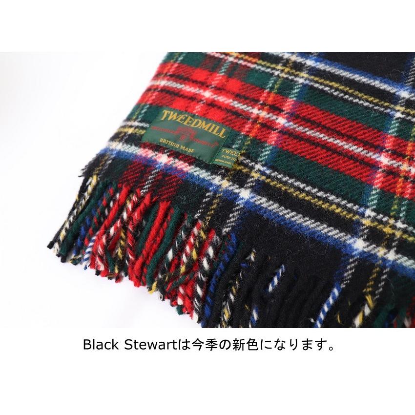 ツイードミル TWEEDMILL タータンチェック ストール ブランケット 大判