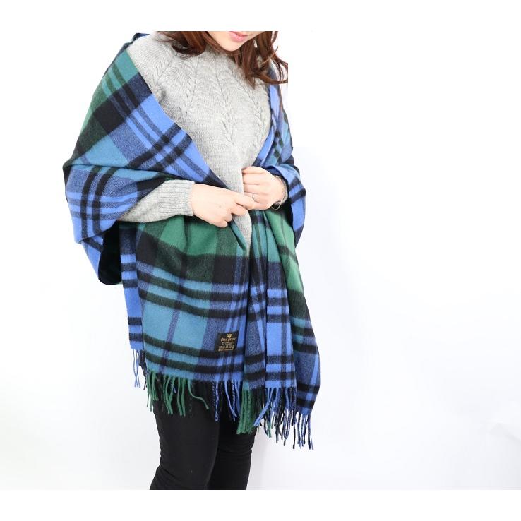 Glen Prince（グレンプリンス） ラムズウール カシミア ストール 大判