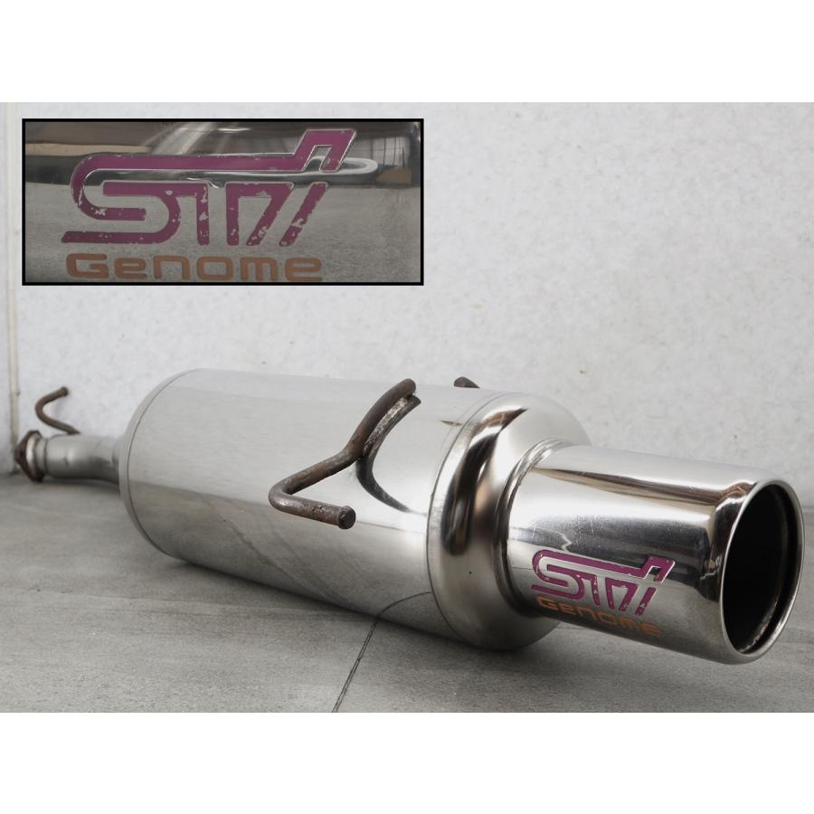 スバル レガシィ BE5 RSK STI Genome リア スポーツ マフラー 中古