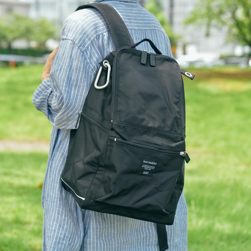 marimekko（マリメッコ） リュック バディ 黒 marimekko BUDDY