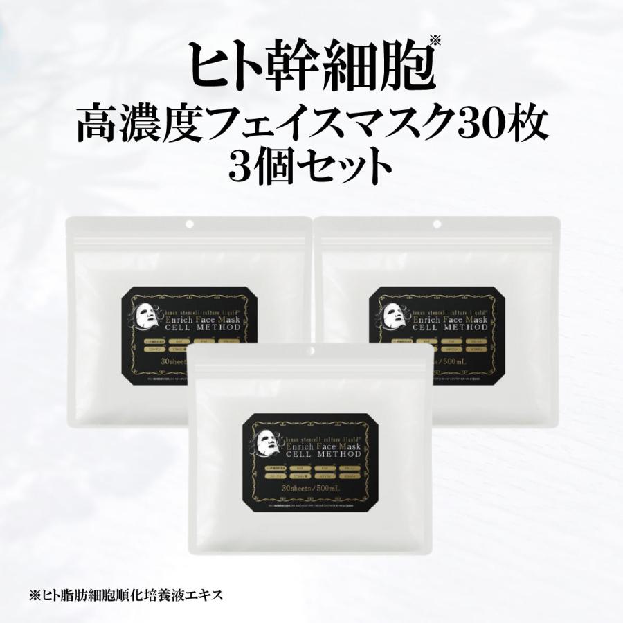セルメソッド公式 ヒト幹細胞 フェイスマスク パック セルメソッド