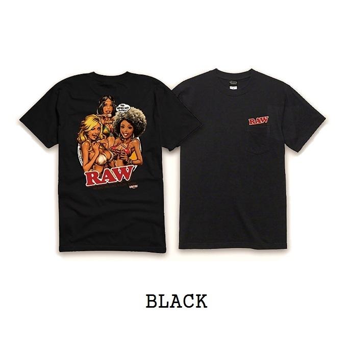 RAW 正規品 ガールズ ポケット Tシャツ Rockin'JellyBean ロッキン