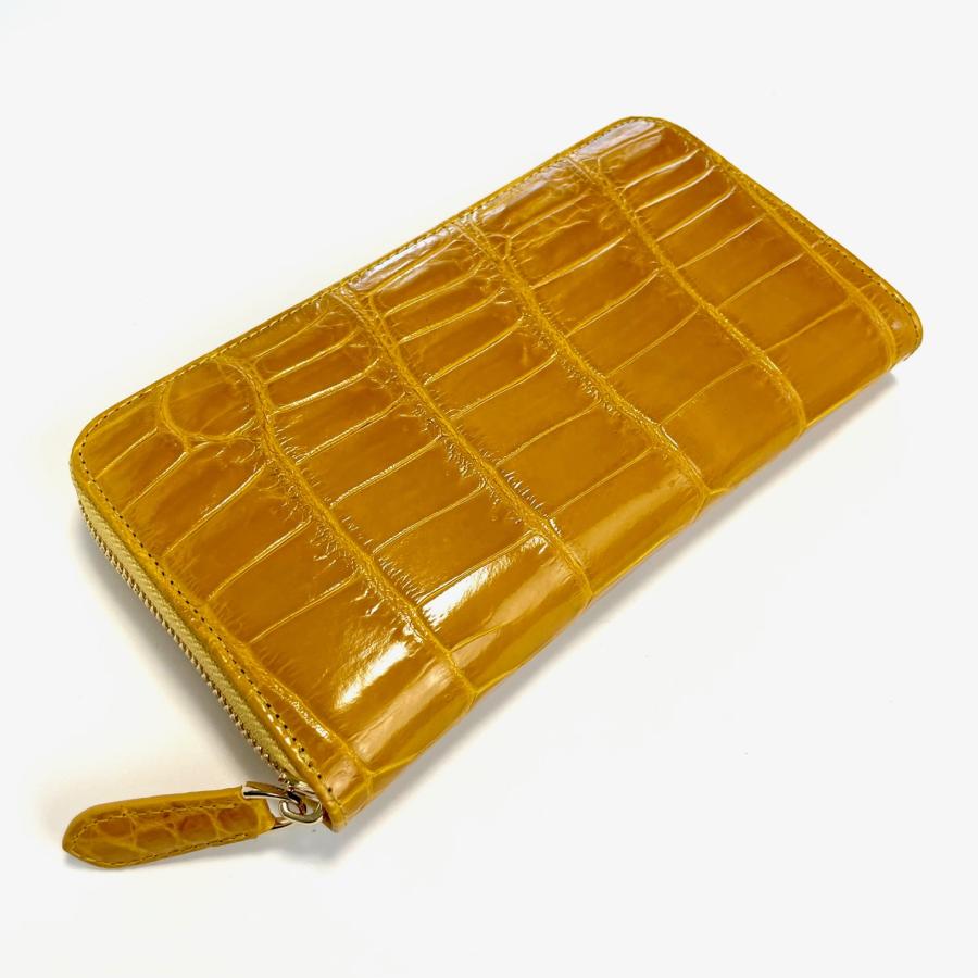 クロコダイル長財布 レディース長財布 クロコダイル 財布 シャイニング
