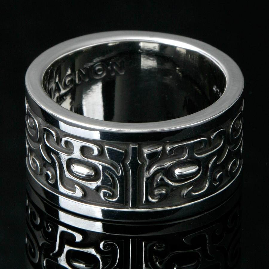 クロマニヨン 古代 龍 スターリング シルバー リング 9号〜29号 指輪