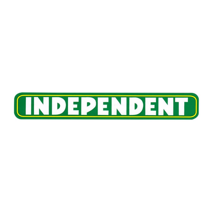 INDEPENDENT STICKER インディペンデント ステッカー BAR LOGO GREEN