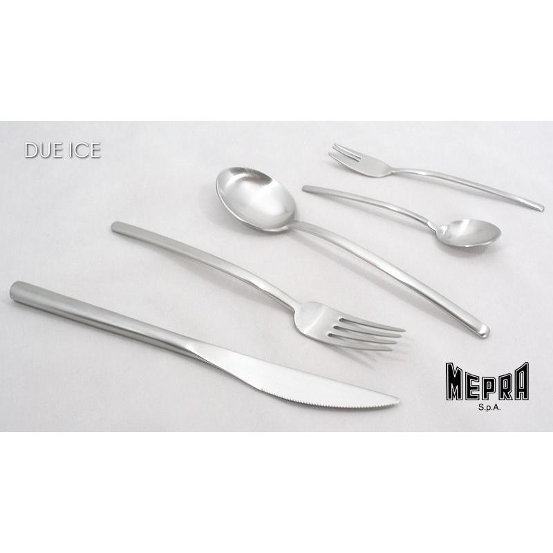 イタリア MEPRA メプラ 【DUE ICE】ステンレスカトラリー 5ピース