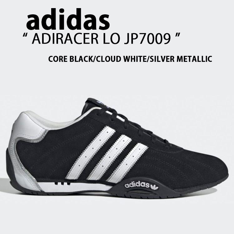 adidas（アディダス） スニーカー ADIRACER LO JP7009 BLACK WHITE