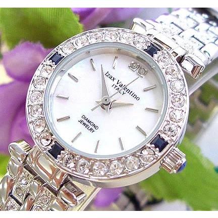 Izax Valentino天然ダイヤ時計 女性・男性 ☆IVL9100(女性用