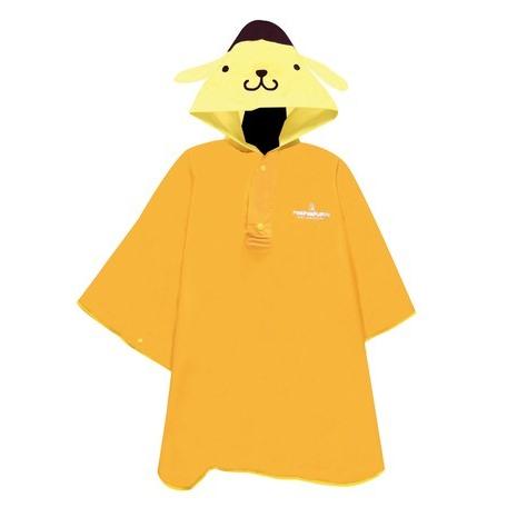 ポムポムプリン レインコート ポンチョ 子供用 ポムポムプリン