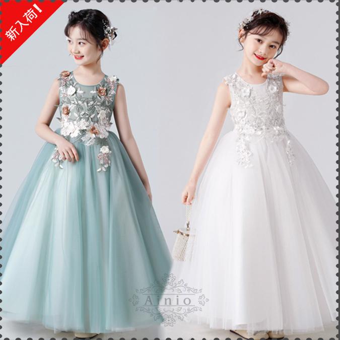 新作 子ども ドレス 2025 ピアノ発表会 女の子ワンピース 子供 キッズ
