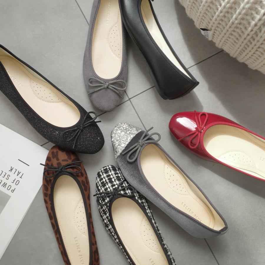 AmiAmi（アミアミ） パンプス バレエシューズ レディース 黒 フラット