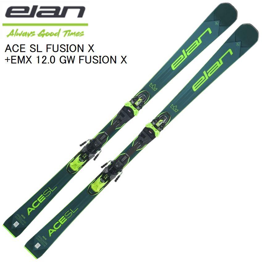 elan（エラン） スキー板 2026 ELAN ACE SL FUSION X DkGRN+EMX 12.0