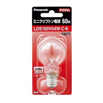 Panasonic（パナソニック） ミニクリプトン電球 LDS100V54W・C・K 60W