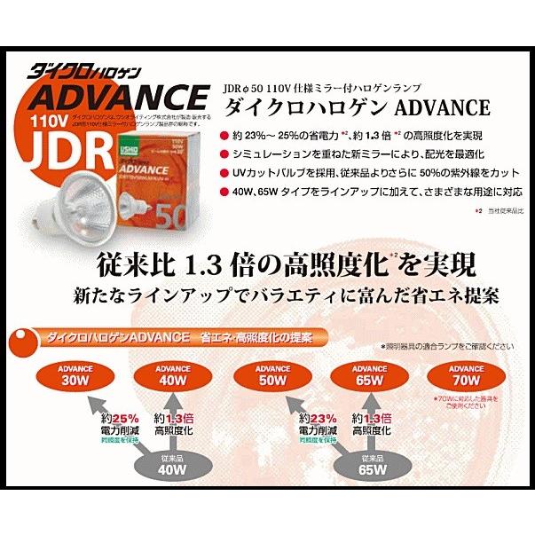 USHIO ダイクロハロゲン JDR110V50WLM/KUV-H (JDR110V50WLMKUVH) 中角