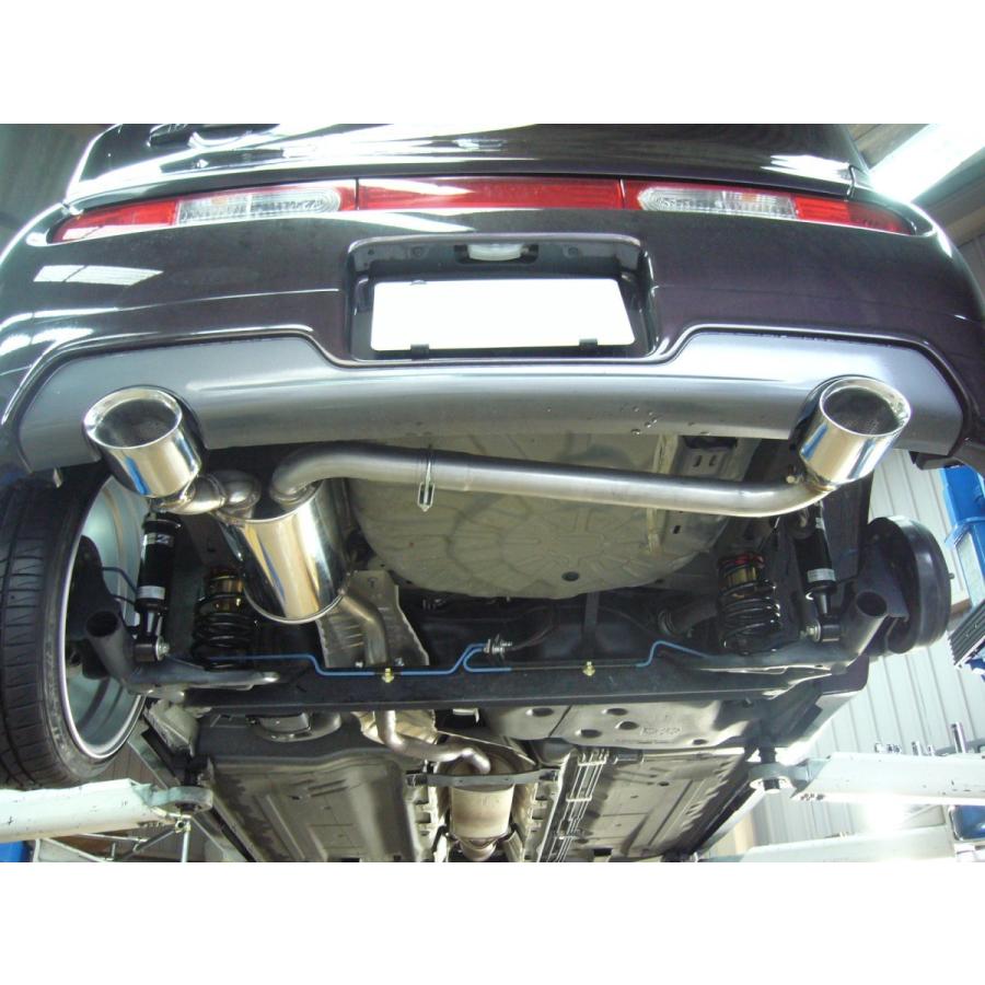 Z12 日産キューブ 左右出しスポーツマフラー エアロオーバー / ケー