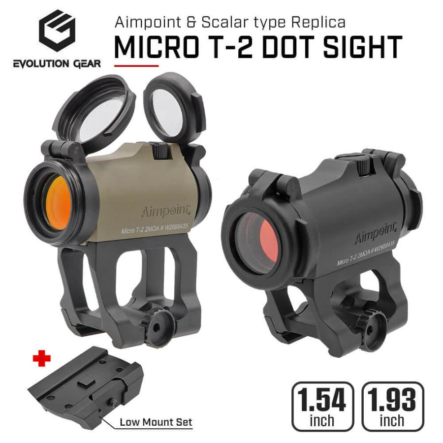 Evolution Gear 製 Aimpoint Micro T-2 ドットサイト ＆ SCALARWORKS