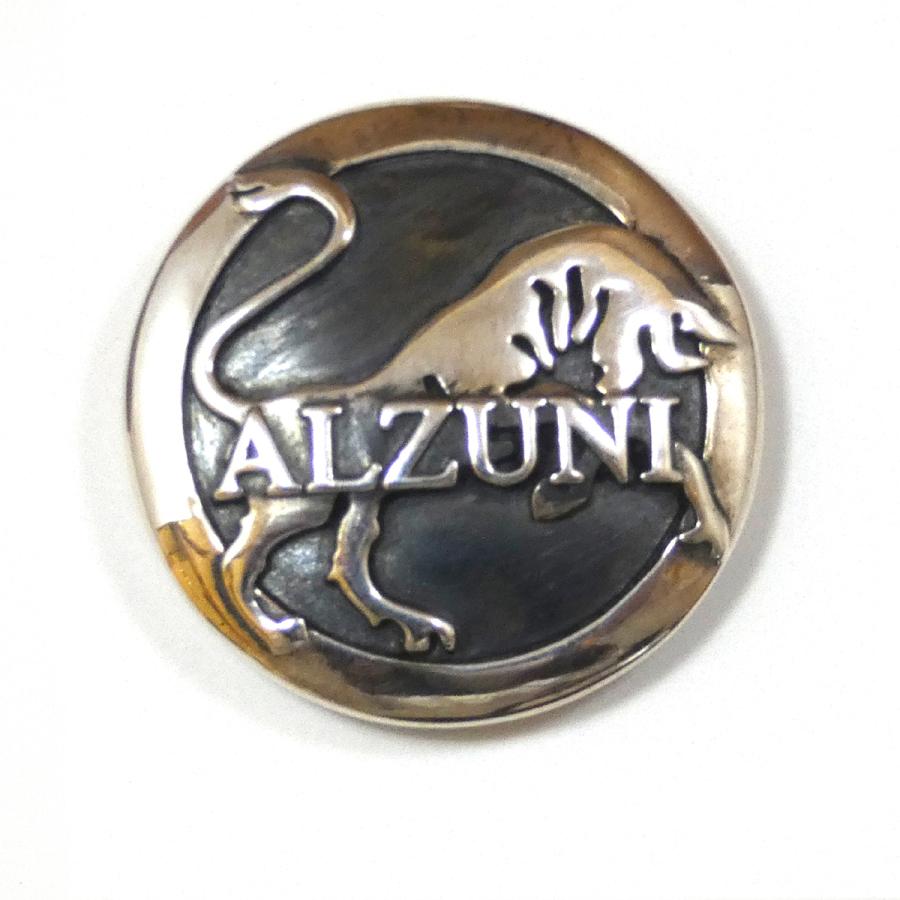 シルバー コンチョ ALZUNIロゴ 950 メンズ レディース 飾りボタン