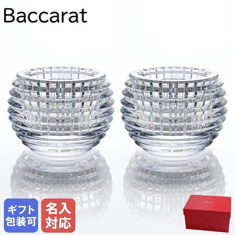 バカラ（Baccarat） キャンドルホルダー EYE アイ ペア クリア 2810638