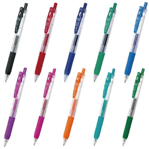 サラサ サラサクリップ 0.5mm ゲルインクボールペン 水性顔料 ゼブラ