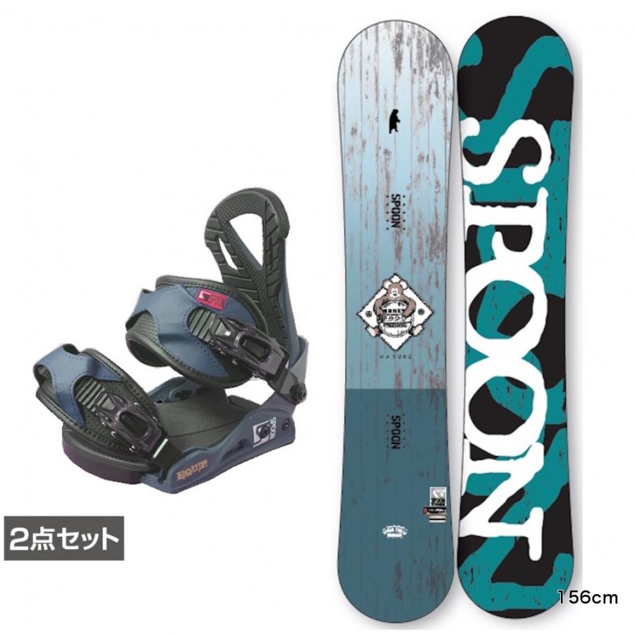 スプーン NATURE BLUE ＆ EQUIP BINDING NAVY 板＋ビンディングセット