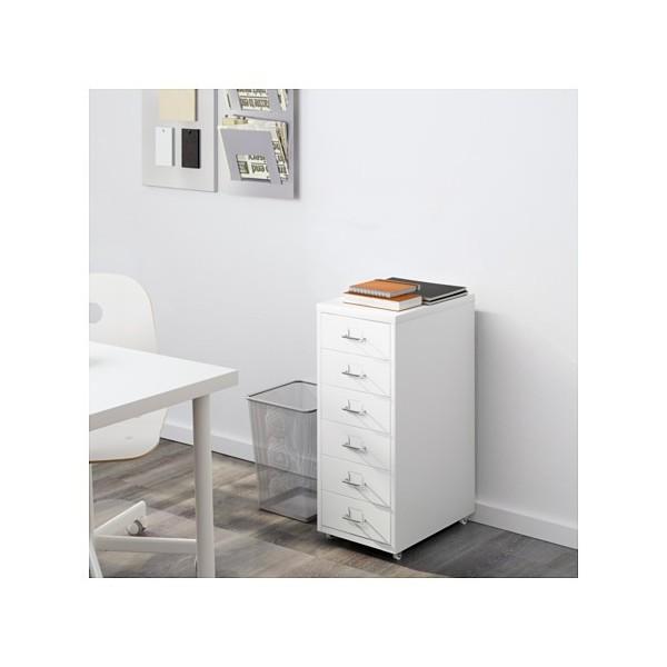 イケア（IKEA） オフィスチェストキャスター付き 6段収納 デスク脇机