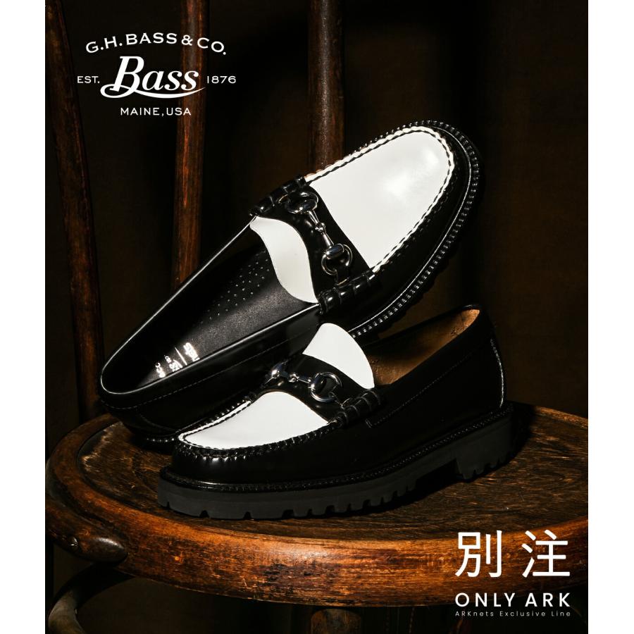 G.H.BASS（ジーエイチバス） ： 別注 WEEJUN 90S LINCOLN MOC - calf