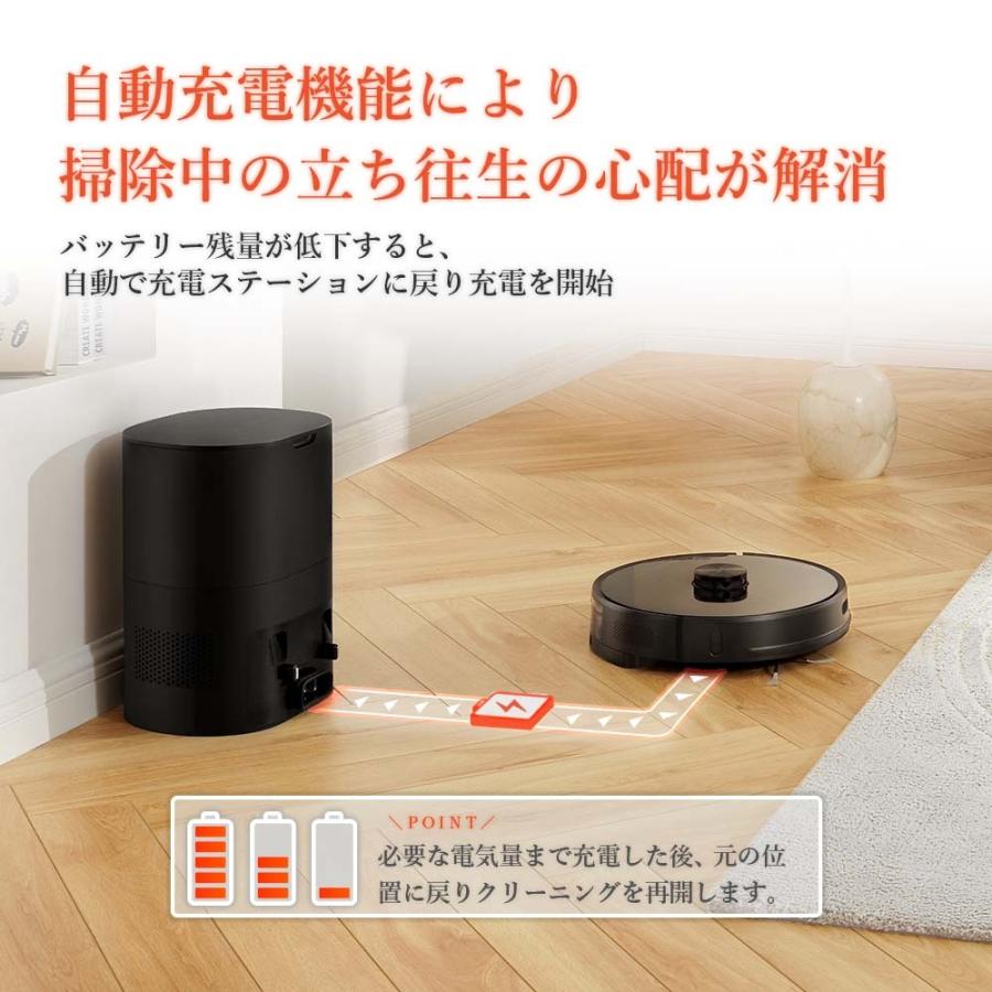 在庫処分】 ロボット掃除機 3in1 自動掃除機 水拭き 強力吸引 自動ゴミ