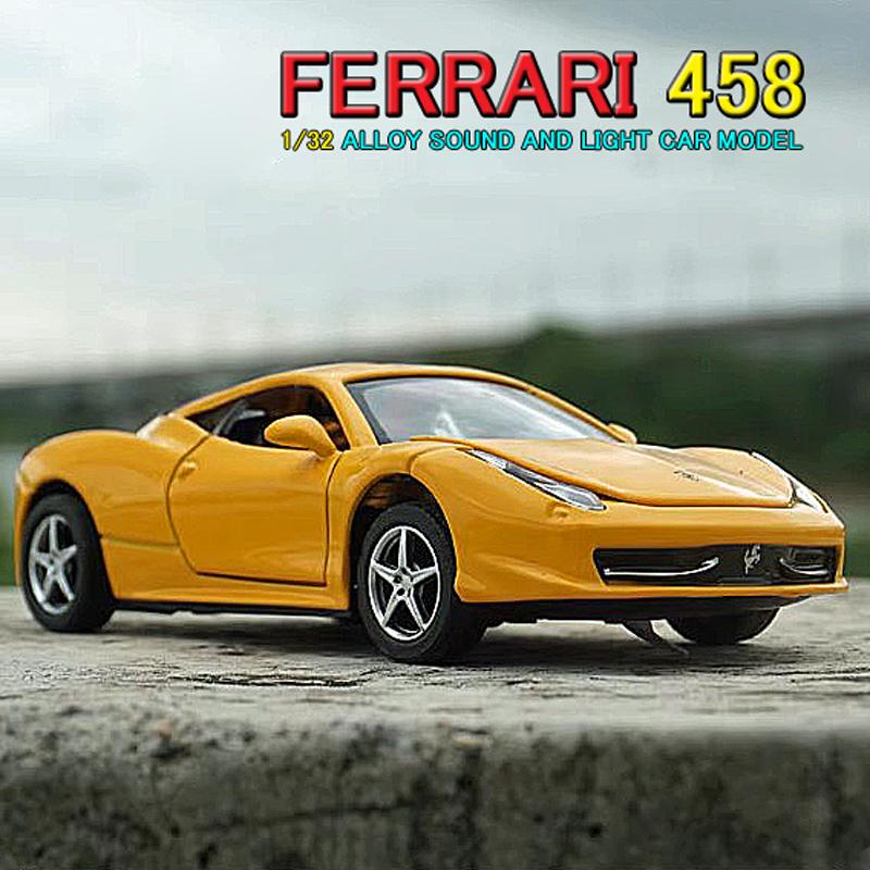 Ferrari（フェラーリ） Ferrari 458 1/32 ミニカー 全2色 ライト点灯