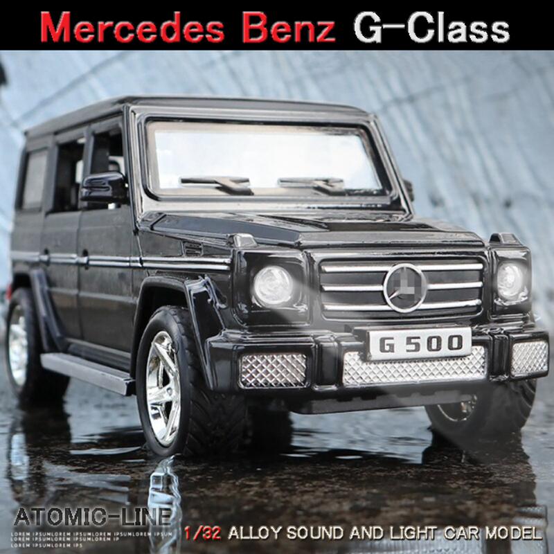 メルセデス ベンツ G500 1/32 ミニカー 全5色 ライト点滅 エンジン