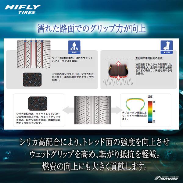 HIFLY（ハイフライ） 4本セット 165/60R15 タイヤ サマータイヤ HF201