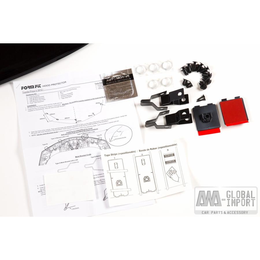 プリウス アルファ α用 フードプロテクター バグガード フォーム