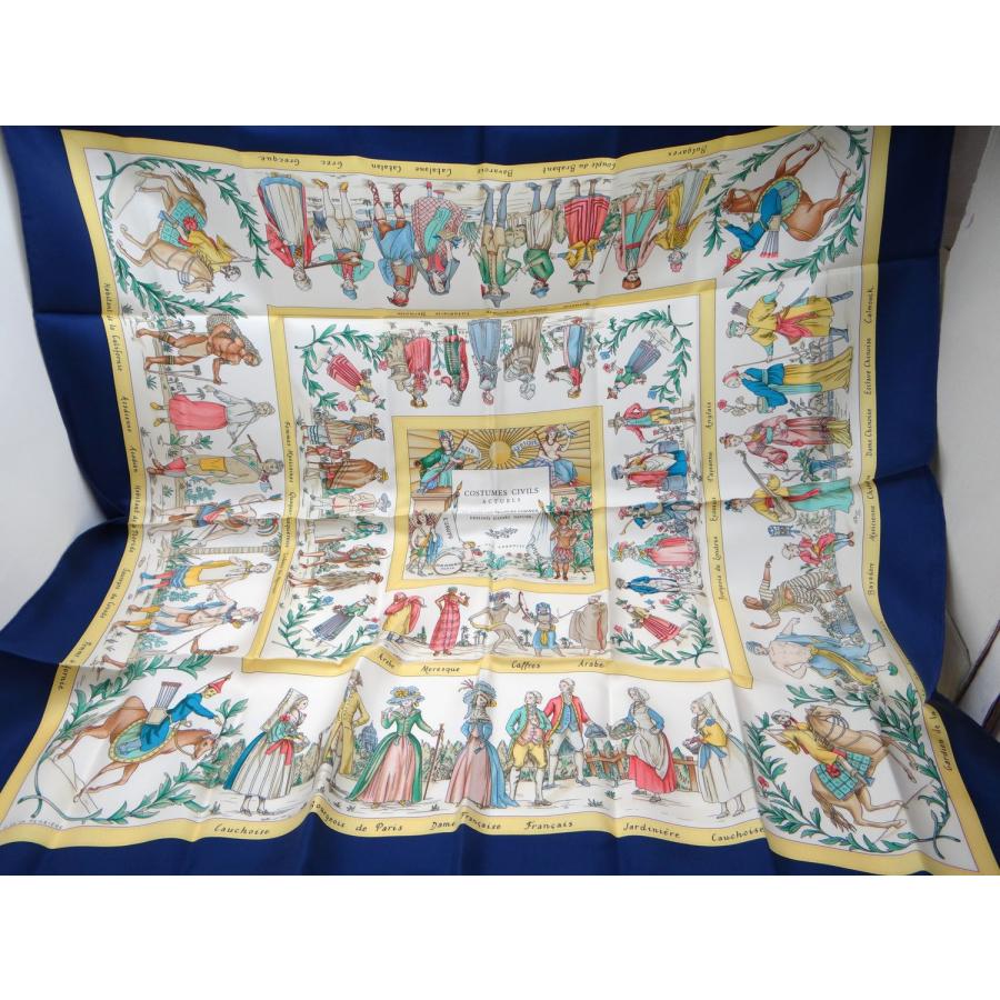 HERMES（エルメス） カレ90 COSTUMES CIVILS ACTUELS 現代市民の服装