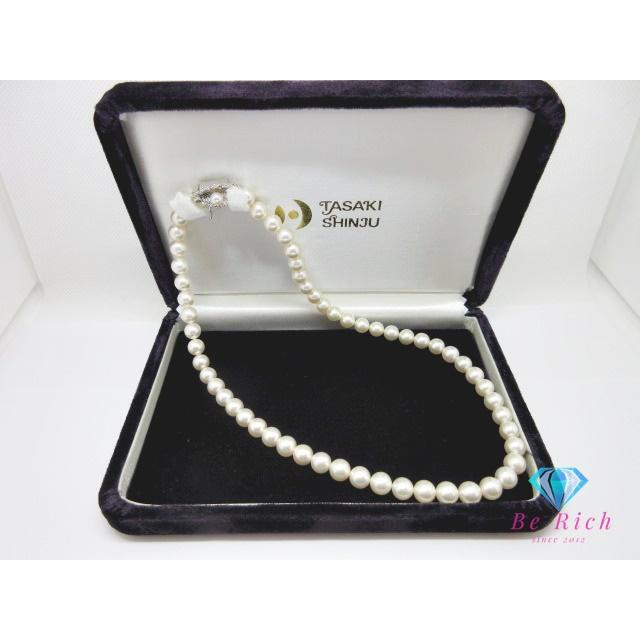 TASAKI（タサキ） 田崎真珠 パール 真珠 7mm 珠 デザイン ネックレス