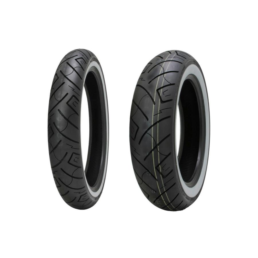 SHINKO SR777 100/90-19 130/90-16 ホワイトリボン ホワイトウォール