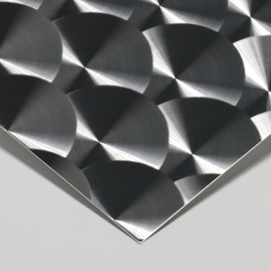 ステンレス 板 ウロコ トラック デコトラ 架装 アート カッティング