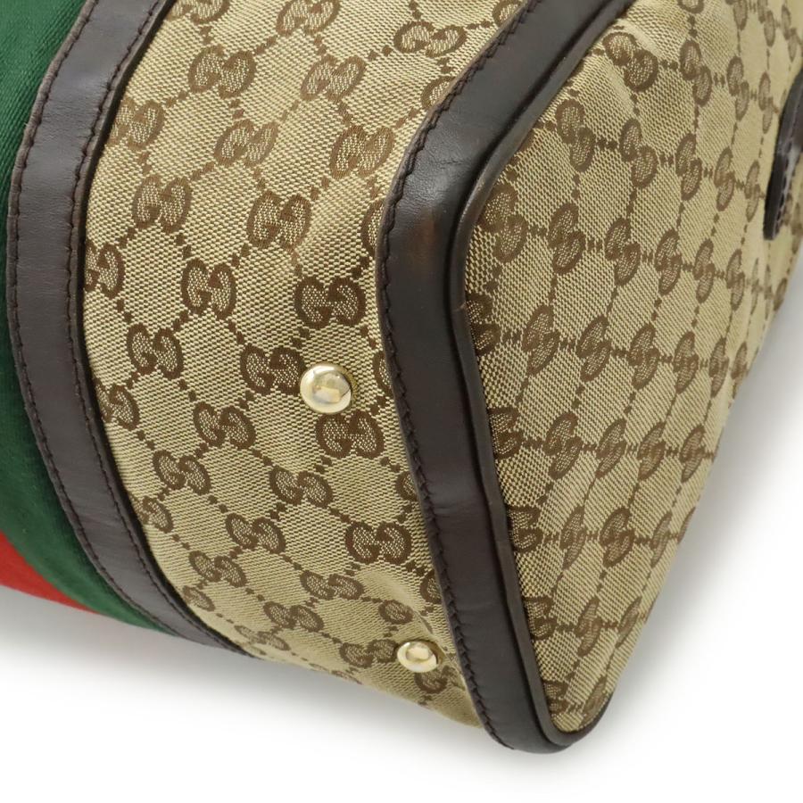 GUCCI（グッチ） GGキャンバス シェリーライン ハンドバッグ ミニ