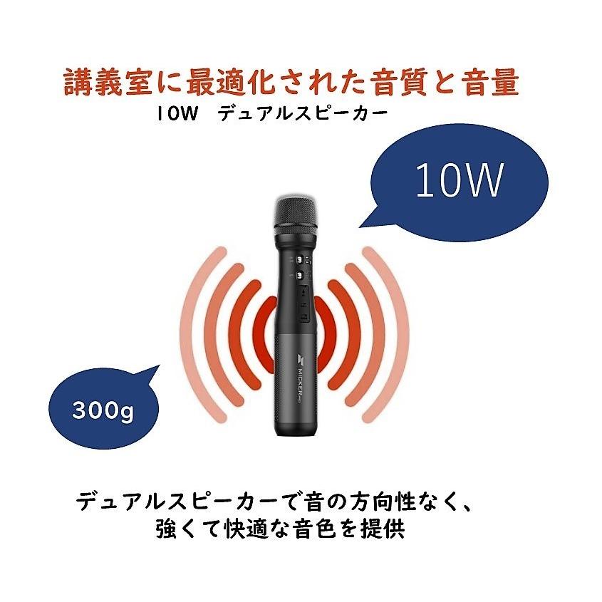 マイカープロ (白) 音響機器が要らないマイク スピーカー付きマイク