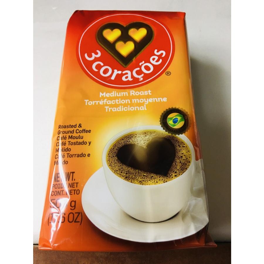 トレス コラソン コーヒー 3 Coracoes Tradicional Cafe 500g ブラジル