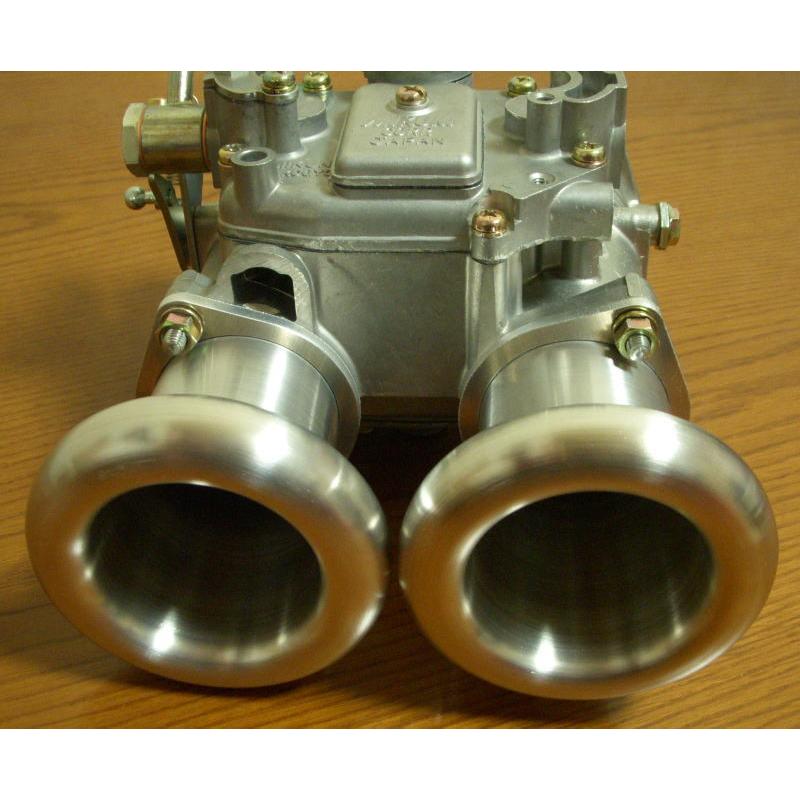 70mmアルミ*カールファンネル新品/ソレックスSOLEXウェーバーWEBER