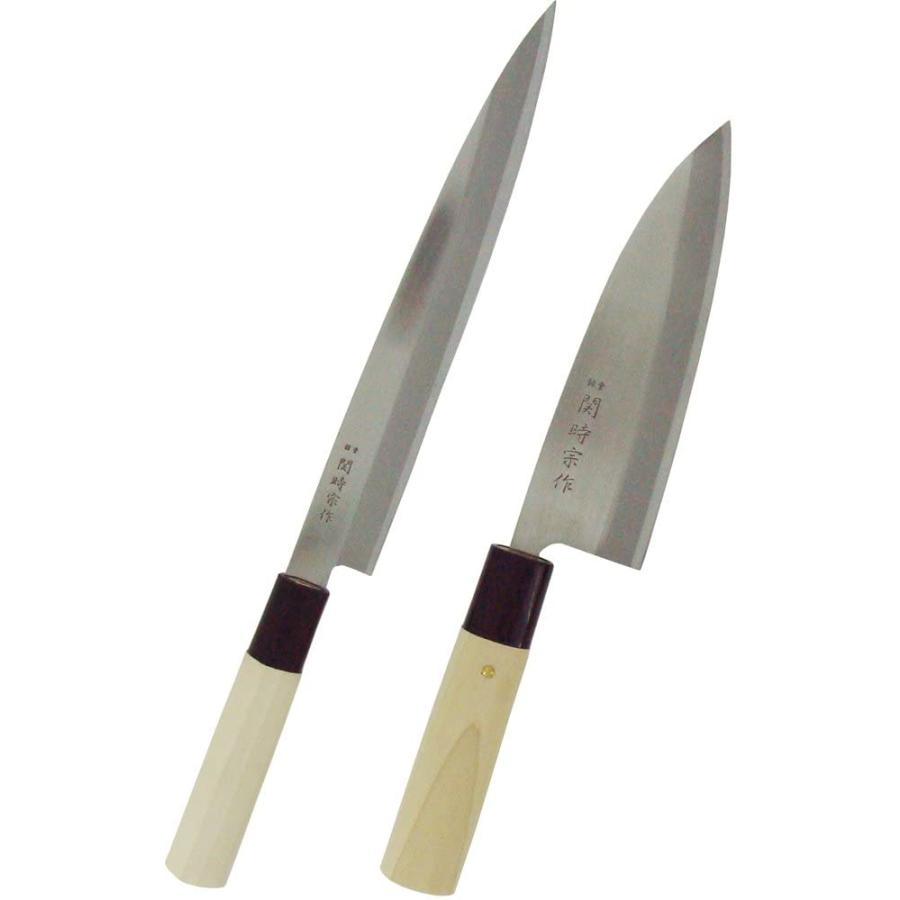 スミカマ (SUMIKAMA) 和包丁 関時宗作 2点セット (刺身包丁・出刃包丁