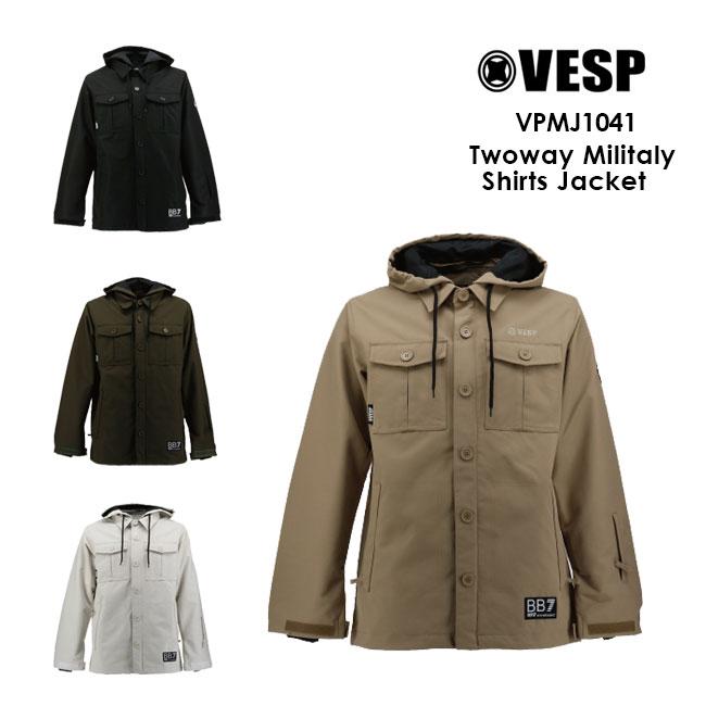 VESP（ベスプ） べスプ VESP TWOWAY MILITALY SHIRTS JACKET VPMJ1041